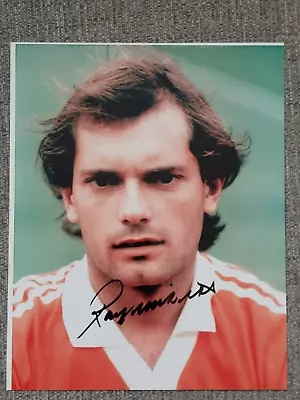 Ray Wilkins Manchester United Fc Signed 10x8 Inch Colour Photo • $21.14