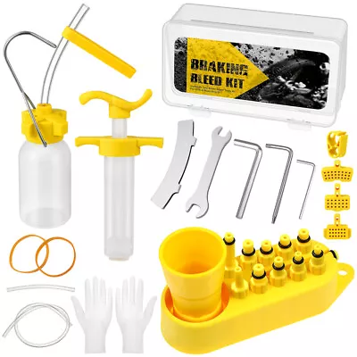 MTB Bike Hydraulic Brake Bleed Tool Kit For Shimano AVID DOT Mineral Oil Brake • $14.75