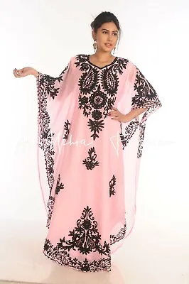 New Moroccan Dubai Kaftan Abaya Jalabiya Fancy Islamic Takchita Thobe For Women • $72.99