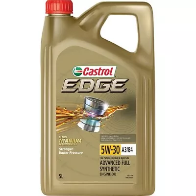 Castrol Edge 5W-30 A3/B4 Engine Oil 5 Litre • $65
