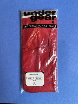 $35 • Buy VINTAGE 1995 UNDERGEAR OLYMPIC STRING BIKINI BRIEF, Men’s Underwear Size M, NOS