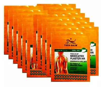 Tiger Balm Patch Plaster Cool Cold Medicated Pain Relief 30 Plasters (15 Packs) • $68.89