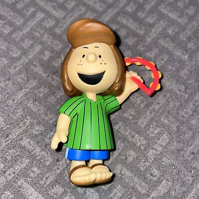 Just Play Peanuts Peppermint Patty Holding Trampoline 3  PVC Toy Figure Cake Top • $14.99