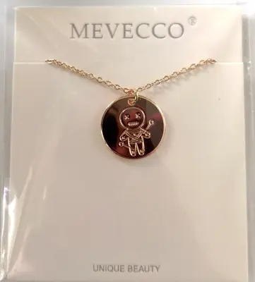 Mevecco Voodoo Doll 18K Gold Plated Necklace • $11.75