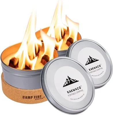 $29.99 • Buy Portable Campfire Portable Fire Pit Smores Maker Lightweight Two Pack NEW