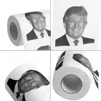 Donald Trump Toilet Paper Roll Humor Politics Hillary Clinton And Obama  • $29.99