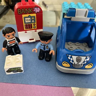 £8.06 • Buy Lego DUPLO Police Patrol Retired Police Car , Policeman , Robber/Crook, ATM