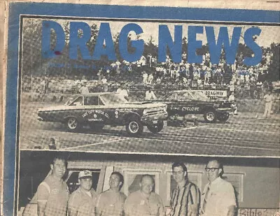 Drag News~7-17-65~Vol 11 No 10~Beswick~Thompson~Mazmanian~Ohio George~Hargis • $7.50