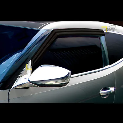 Smoke Window Vent Sun Visors Rain Guards For Hyundai Veloster / Turbo 2012~2015 • $20.01