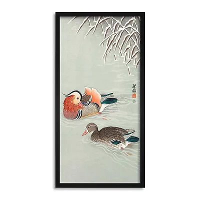 Ohara Koson Mandarin Ducks Long Framed Art Print • £29.99