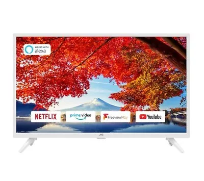 JVC LT-32C601 32  Smart HD Ready HDR LED TV - White • £114.99