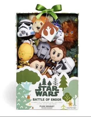 RARE Star Wars Battle Of Endor Plush Bouquet New IN BOX! GREAT! SEE! • $59.75