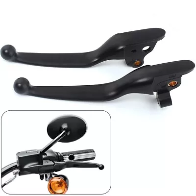 Motorcycle Black Brake Clutch Levers For Harley Touring Trike FLHR FLHRC '96--13 • $23.11