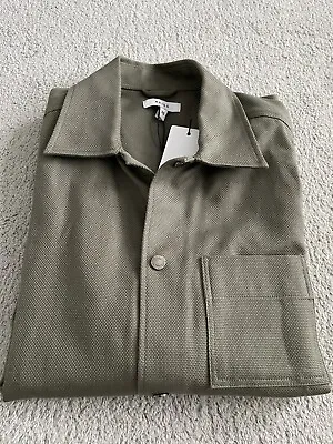 Reiss Men’s Military Style 100% Cotton Shirt/Light Jacket XS • £50