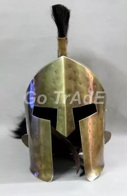 Medieval 300 Spartan King Leonidas Helmet Greek Knight Antique HALLOWEEN COSTUME • $165.46