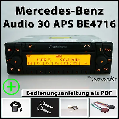 Genuine Mercedes Audio 30 APS BE4716 Navigation System Becker Radio APS 30 Set • $345.17