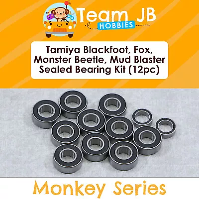 Tamiya Blackfoot Fox Monster Beetle Mud Blaster -12 Pcs Sealed Bearings Kit • $11.74