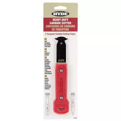 Hyde Heavy Duty 3 Blade Carbide Cutter For Laminate Cement Board Roofing Etc • £26.99