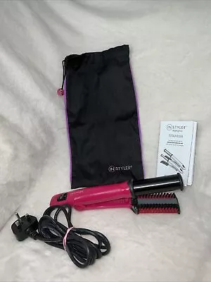 Instyler Rotating Iron In Hot Pink • £29.99