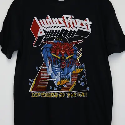 Judas Priest Defenders Of The Faith 1984 VTG T-Shirt Size S-3XL For Fans • $15.19