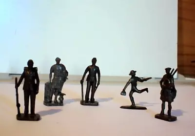 Miniature Die-Cast / Pewter Soldiers From  Roman To Modern X 5 Lot 1 Scottish Pi • $11.74