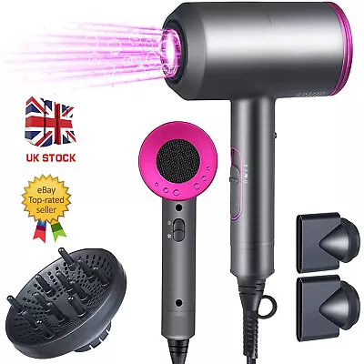 2000W Powerful Ionic Dryer2 Speed 3 Heat Settings Fast Dry Lightweight Hairstyle • £17.95