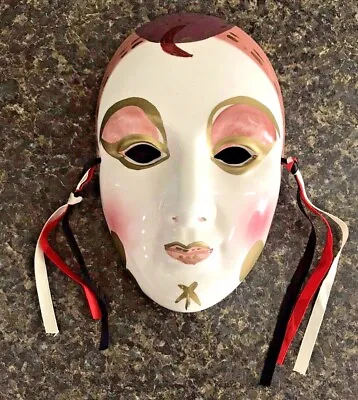 Vintage Ceramic Wall Mask Art Deco Wall Hanger Opera Theatre Musical  • $9.99