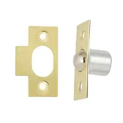 £3.05 • Buy Bales Ball Door Catch 16mm Brass With Screws Roller Ball Latch Spring Loaded