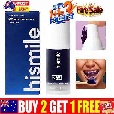 TeethHismile V34 Colour Corrector Purple Teeth Whitening Tooth Stain Removal • $9.99