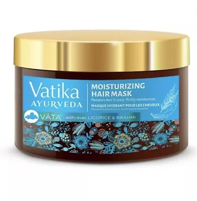 VATIKA Ayurveda Moisturizing Hair Mask 8.8 Oz  250g VATA Licorice & Brahmi NEW • $19.99