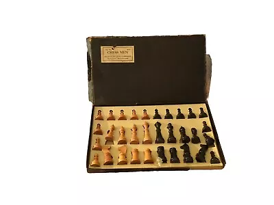 Milton Bradley One Set Chess Men Vintage • $19.99