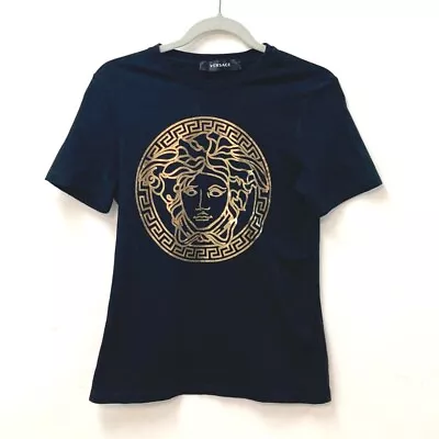 VERSACE Tops Apparel Bicolor Medusa  Short Sleeve T-shirt • $180