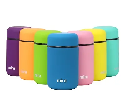 MIRA Vacuum Insulated Stainless Steel Lunch Food Jar Keeps Hot Or Cold 13.5 Oz • $18.95