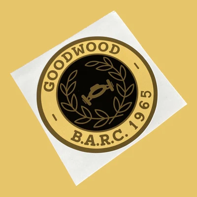 £3.99 • Buy BARC Goodwood 1965 Vinyl Period Vintage Sticker Classic Car Racing Sports Rally