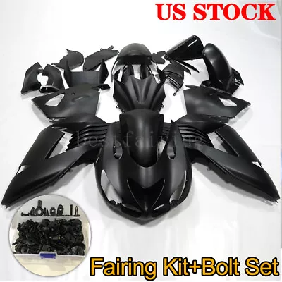 Fairing Kit W/Bolt For Kawasaki Ninja ZX14 2006-2011 Unpainted/Gloss/Matte Black • $279