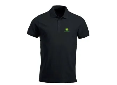 £46 • Buy Genuine John Deere Black Polo Shirt -Medium