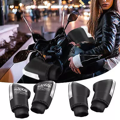 Motorcycle Handle Bar Cover Mitts Muffs Gloves Hand Warmer Waterproof Thermal • $21.14