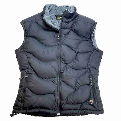 Mountain Hardwear Vest Womens Large L Black Down Puffer Quilted Full Zip *Read • $18.34