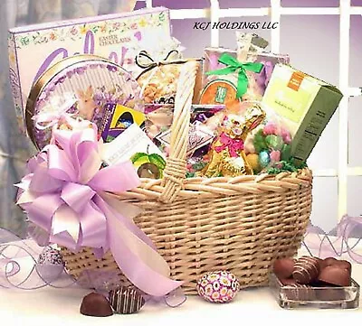 Deluxe Easter Gift Basket Easter Basket Filled Easter Basket • $99.99