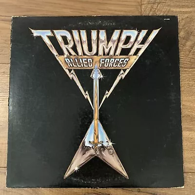 Triumph Allied Forces Vinyl Record 1981 Tested • $19.87