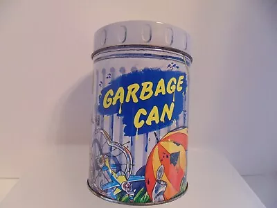 Vintage Case Manufacturing Garbage Can Collector's Tin Made In England • $1