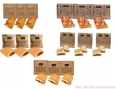 BRIDGFORD Camping Survival MRE 3-Packs - Pizza BBQ Sandwich Wrap Dessert 2026 • $16.99