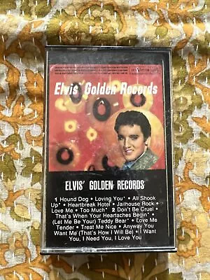 Elvis Presley Golden Records Cassette Tape 1958 RCA Records Hits • $3.99