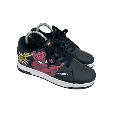 Heelys Spiderman Marvel Black Wheel Skate Lace Sneakers Shoes HES10496 Mens 8 • $30.41