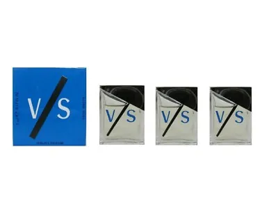 Versus V/S By Versace Lot Of 3 X 0.17 Oz Eau De Toilette Splash Mini Men RARE • $25.95