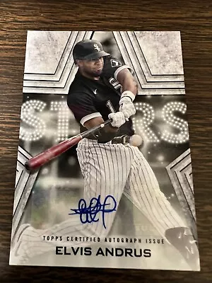 2023 Topps Elvis Andrus Baseball Stars Auto • $5.99