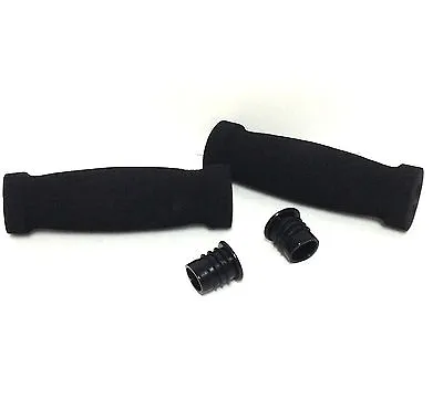 Bicycle Mountain/cruiser/bmx Black Foam Handlebar Grips • $7.95