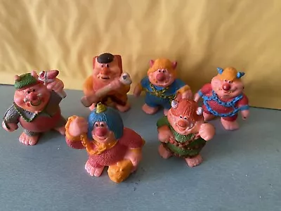 6 Vintage 1986 Soma Soft PVC My Pet Monster Figures Master 80s Toys Monster Man • $19.99