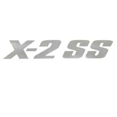 MasterCraft Boat Decal 2413701 | X-2 SS Silver 11 1/2 X 2 Inch • $13.02