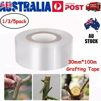 1/5pc 100m Length Grafting Tape Garden Fruit Tree Parafilm Graft Belt Tie Tape • $15.36